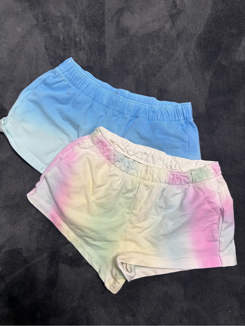 Two pairs Athleta girls shorts medium 8/10